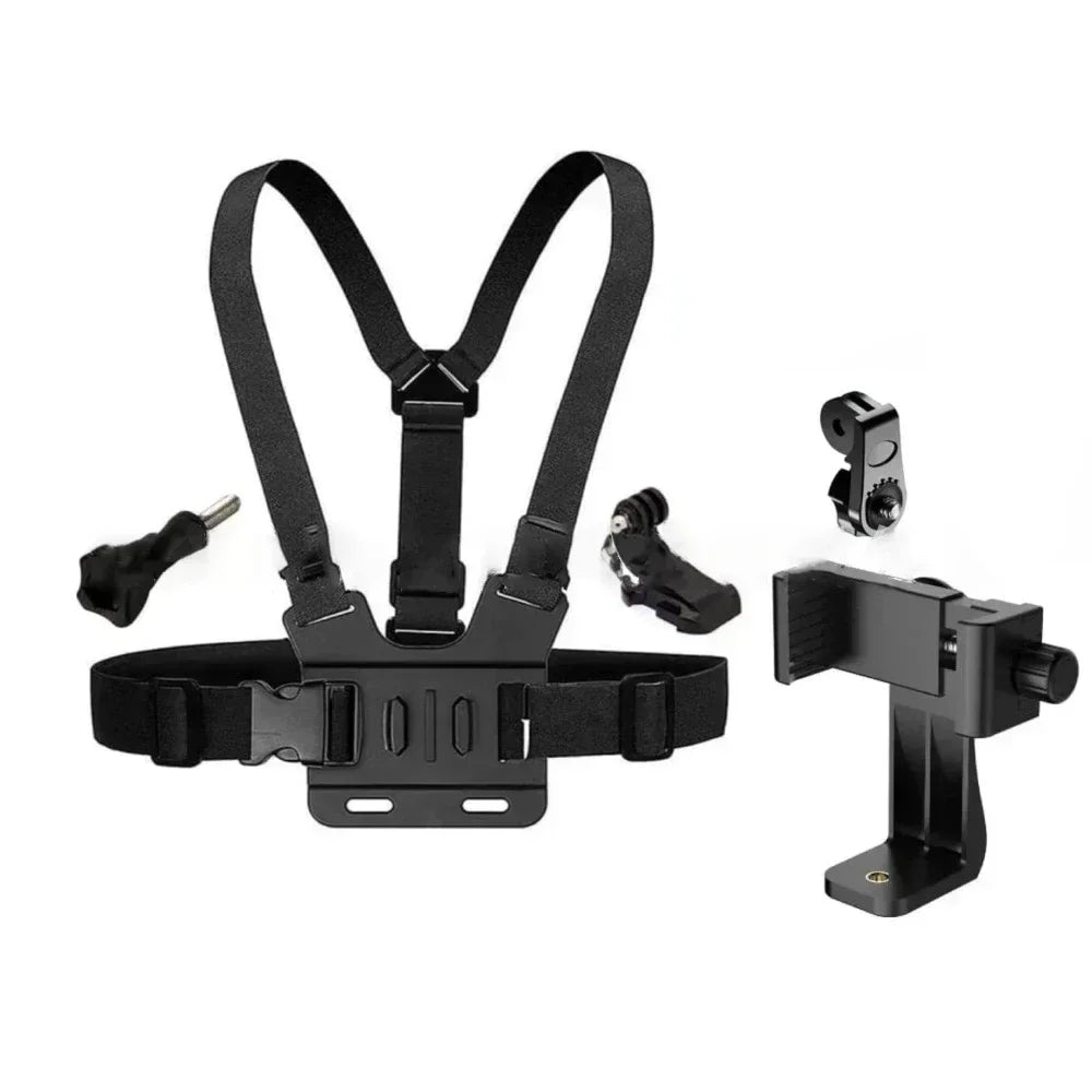 Phone Chest Strap Mount Belt Iphone 14 Holder Mobile Smartphone Gopro Zpaxo