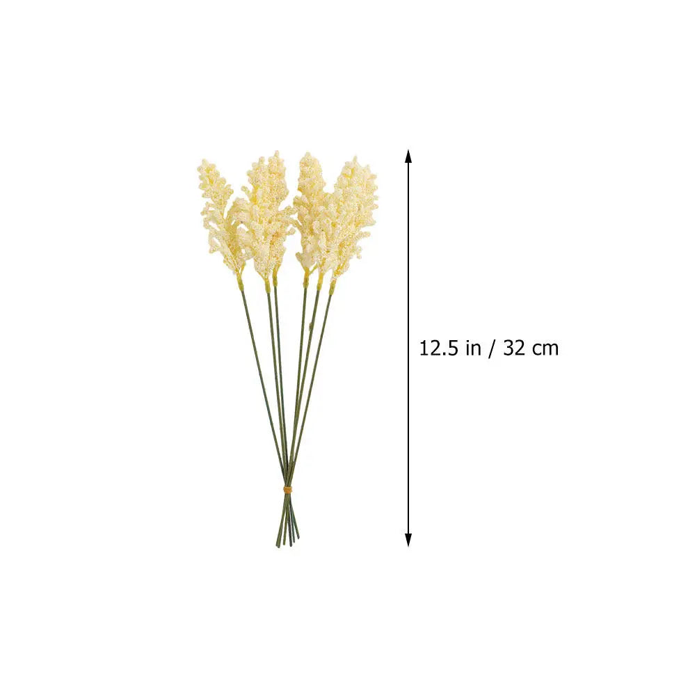 Faux Corn Stalks Artificial Plant Lifelike Wheat Ear Blossom Decor