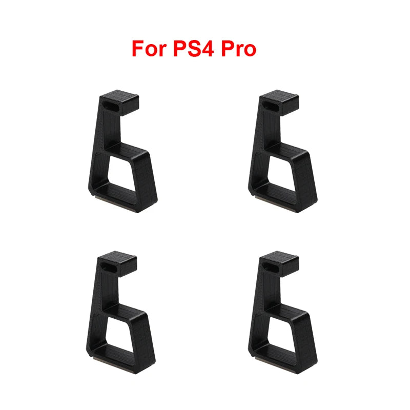 4pcs Cooling Horizontal Holder For PS4 Slim /PS4 Pro Feet Stand Game Machine Cooling Anti-Slip Bracket For PS4 Console Accessory Zpaxo For PS4 Pro