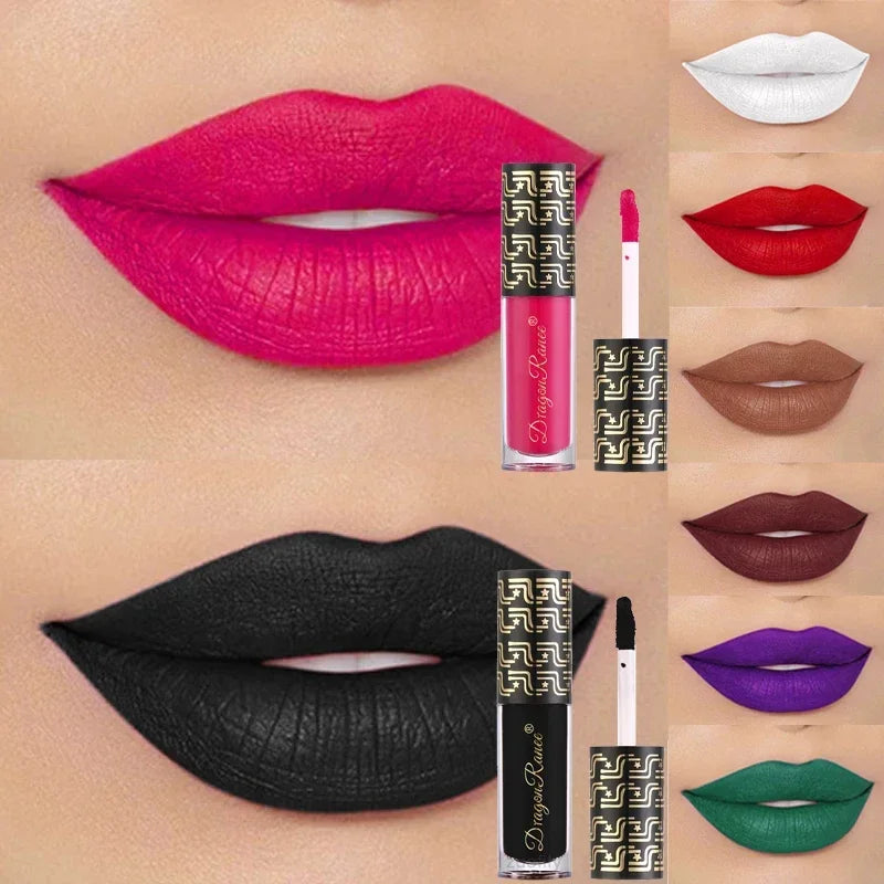 Ryukin Matte Liquid Lipstick Makeup Lip Glaze Moisturizing Waterproof Zpaxo