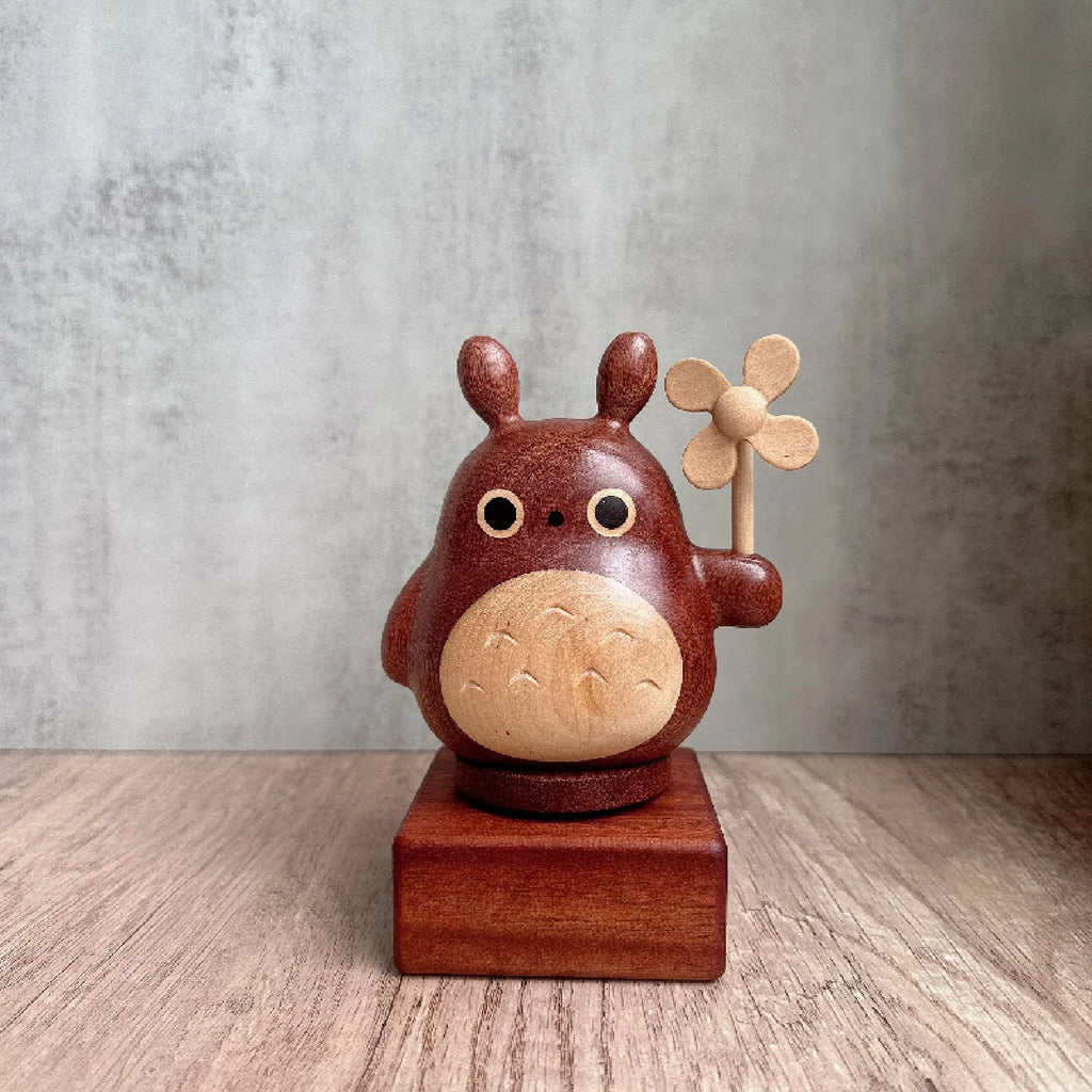 Ebony Wooden Base Music Box With Solid Wood Cat Figurine Umbrella And Giant Cat Music Box Diy Display Base For Desktop Zpaxo WHITE