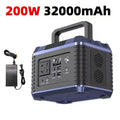 64000MAh 300W Portable Power Station 200W 220V Ternary Lithium Battery Energy Storage Power Supply Camping RV Multi-function USB Zpaxo 200W 32000mAh 220V