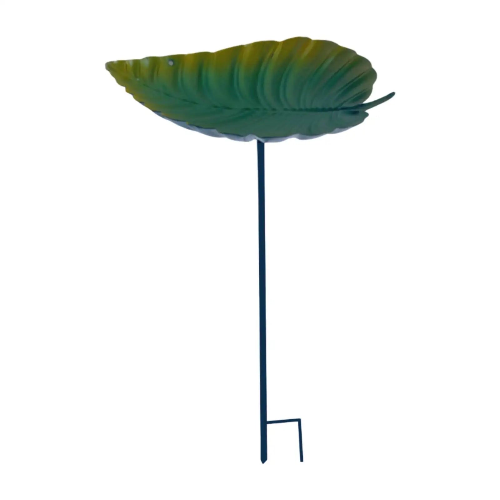 Decorative Garden Bird Feeder Iron Bird Bath Removable Stand for Outdoor Bird Drinking and Watching Zpaxo Green