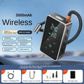 Wireless Air Pump 150psi Touch Screen Portable Electric Tire Inflator For Car Bicycle Motorcycle Mini Air Compressor Injector Zpaxo BLACK