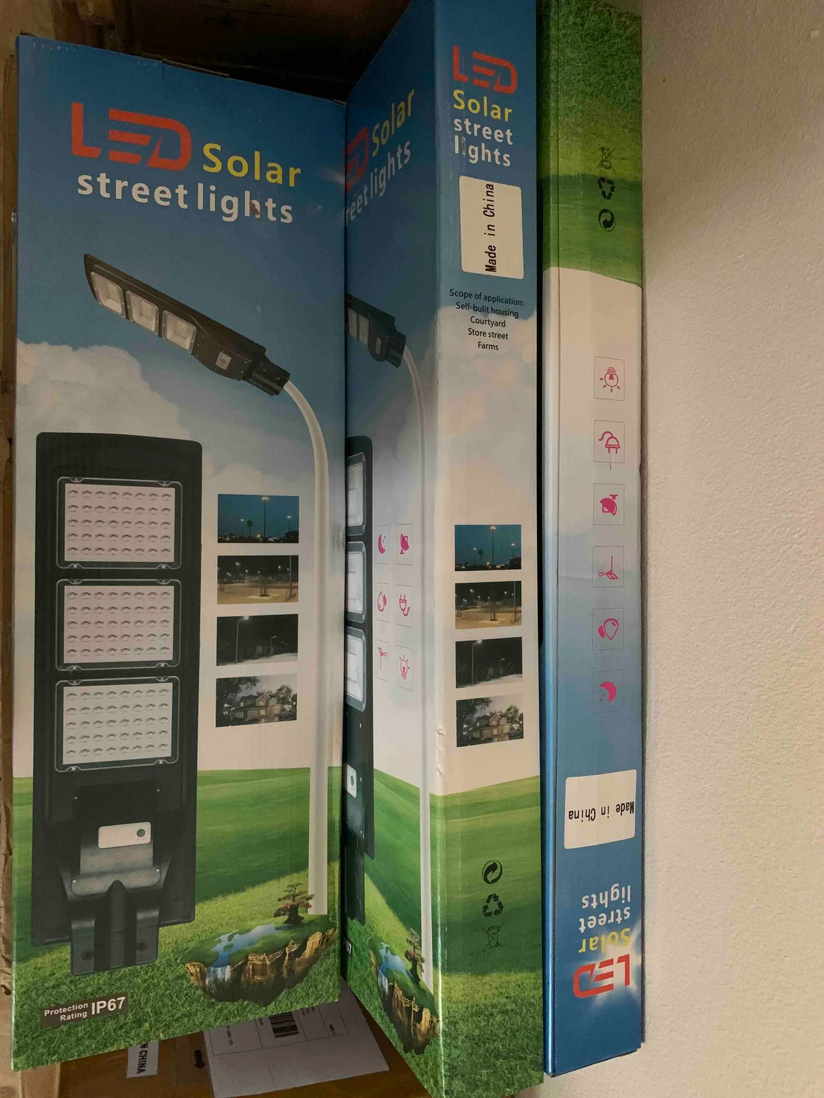 Solar Street Lamp with Radar Motion Sensor, Waterproof, IP67, Wall, Outdoor, Landscape, Garden, Road Light with Pole, 90W Zpaxo 120W with pole 15W China Mainland