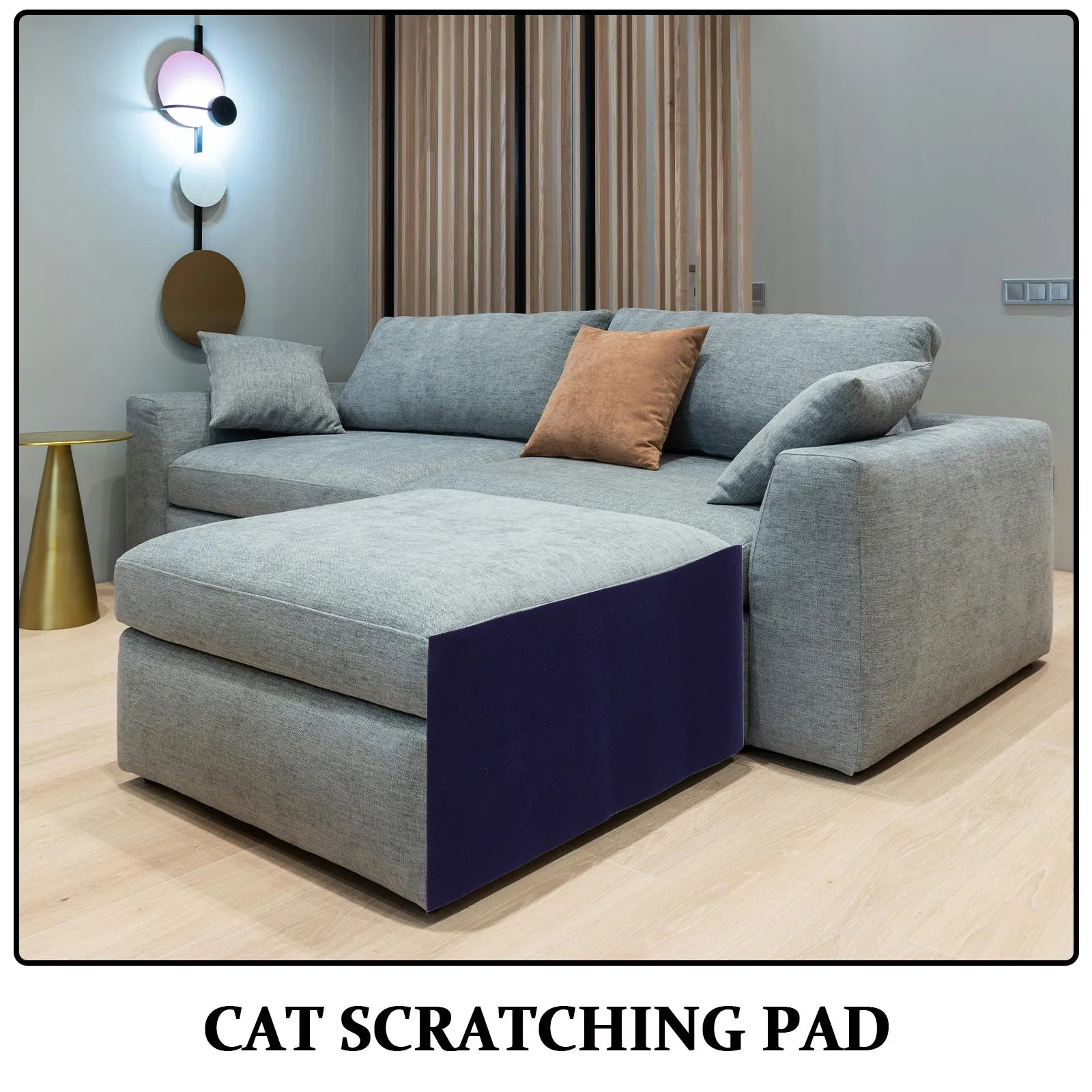 Self-adhesive Cat Scratching Mat Sofa Couch Protector Scratch Proof