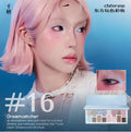 Qianyan Cheeryep Eyeshadow Palette Dreamcatcher Blue Matte Satin Zpaxo 16 Dreamcatcher