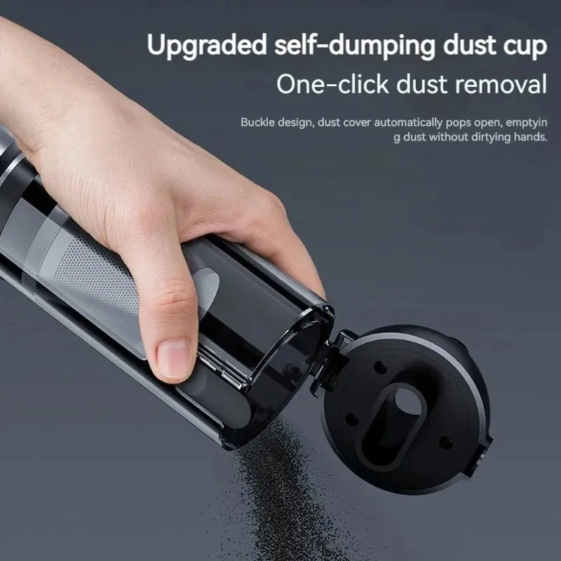 17000PA Car Vacuum Cleaner with Brushless Motor Handheld Vacuum Portable Cordless Compressed Air Duster for Car Home Office Pet Zpaxo