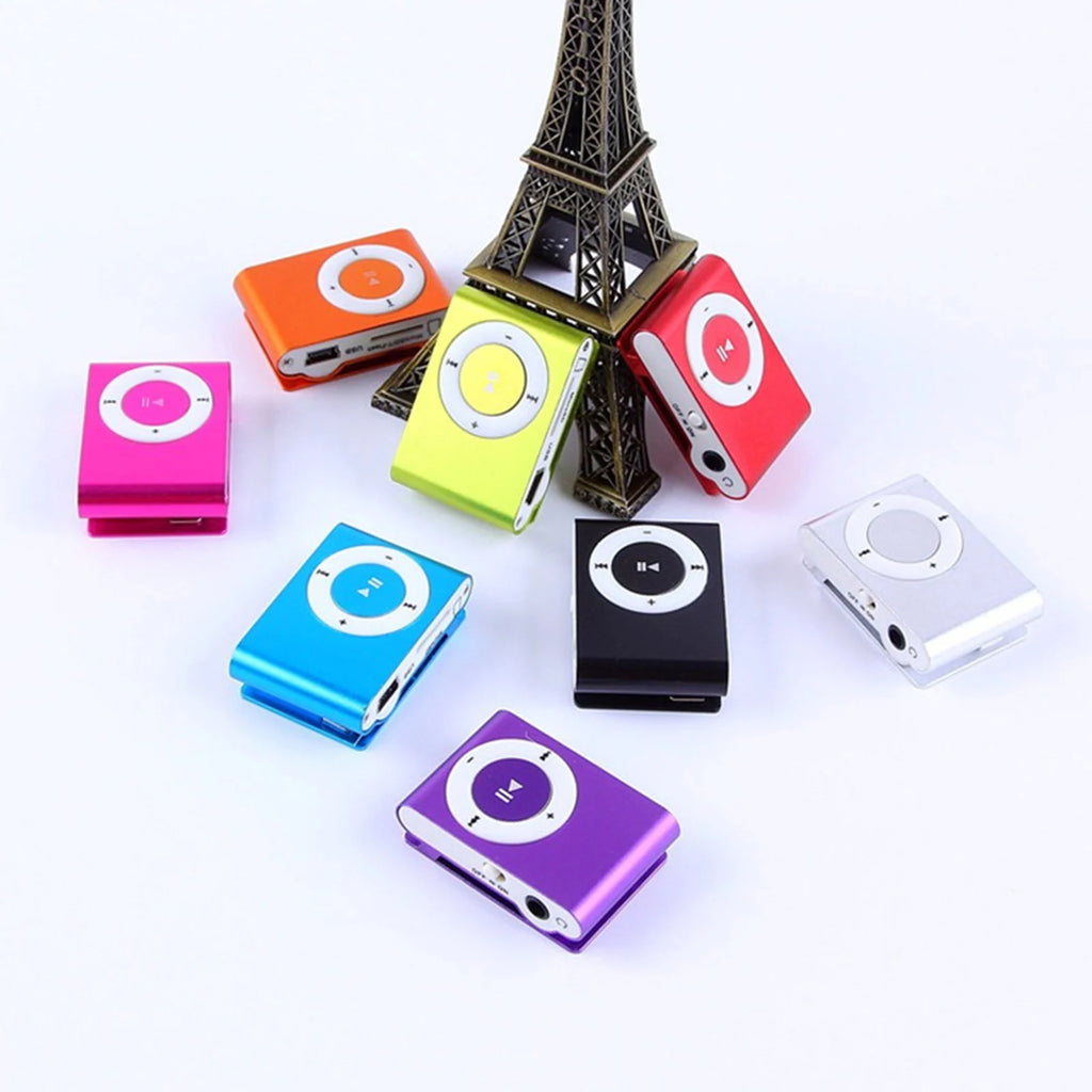 Mini Portable USB MP3 Player Clip Waterproof Sport Compact Metal