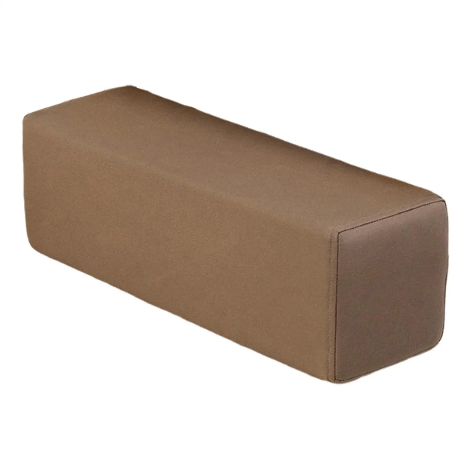 Sofa Arm Rest Pillow Bed Gap Filler Support Pillow Rectangular Cushion Zpaxo Brown