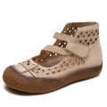 2025 Summer Retro Handmade Lightweight Women Shoes Soft Bottom Mom