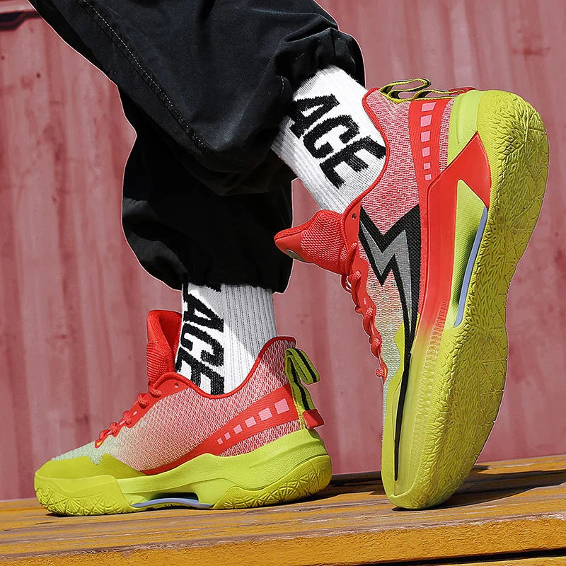 Men's Basketball Shoes Breathable Cushioning Non-slip Wearable Runing