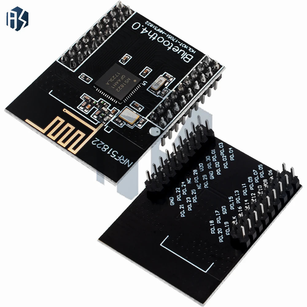 1PC NRF51822 2.4G Wireless Communication Module – Bluetooth/Zigbee/DMX512 Compatible for IoT & Wireless Applications Zpaxo