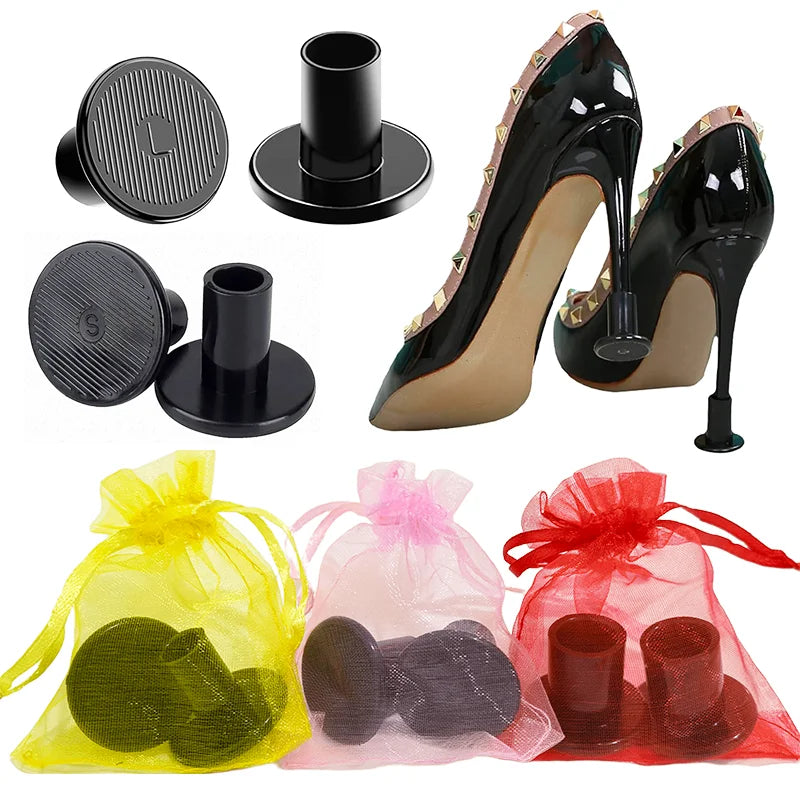 10 30 Heel Protectors Stiletto Dancing Covers Anti-slip Durable