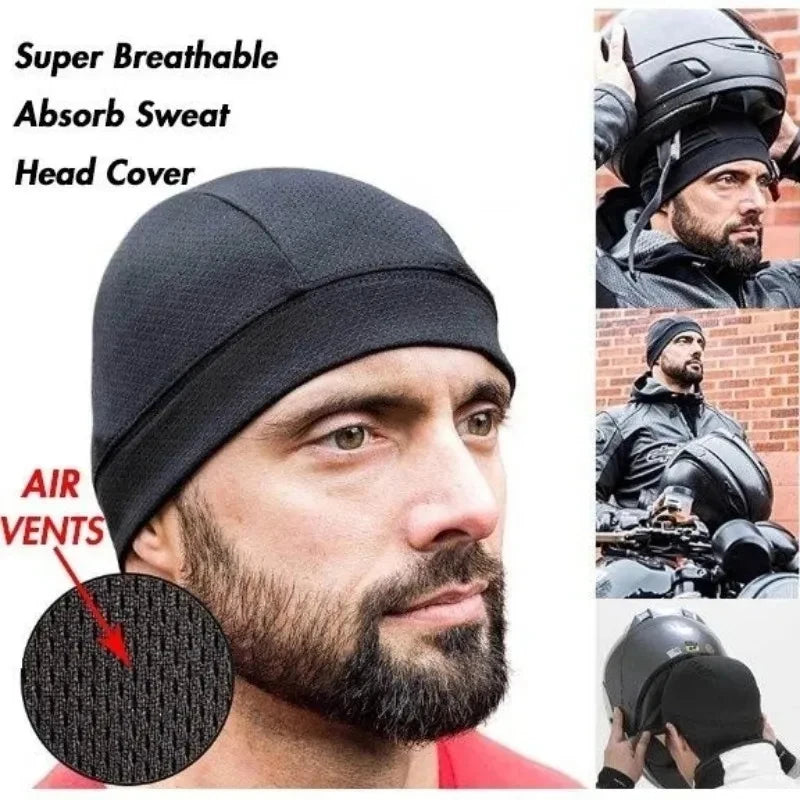 Motorcycle Helmet Inner Cap – Quick-Dry Breathable Liner 2/4/6pk
