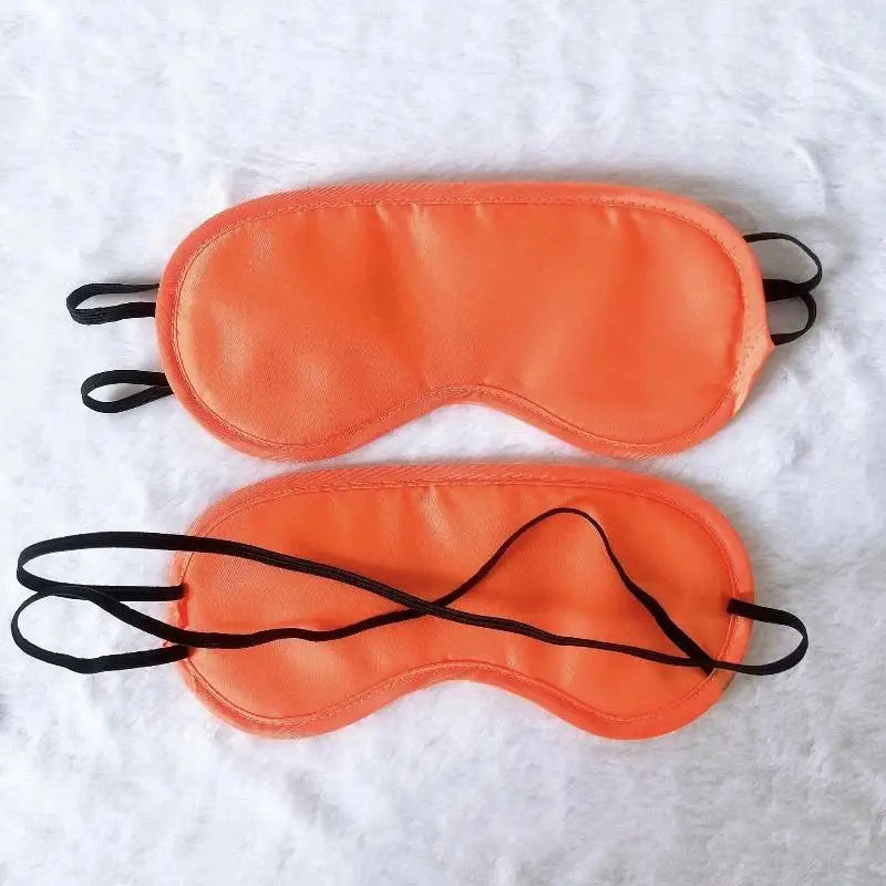 Multicolor Silky Sleep Eye Mask Light Blocking Soft Elastic Strap Zpaxo one size E