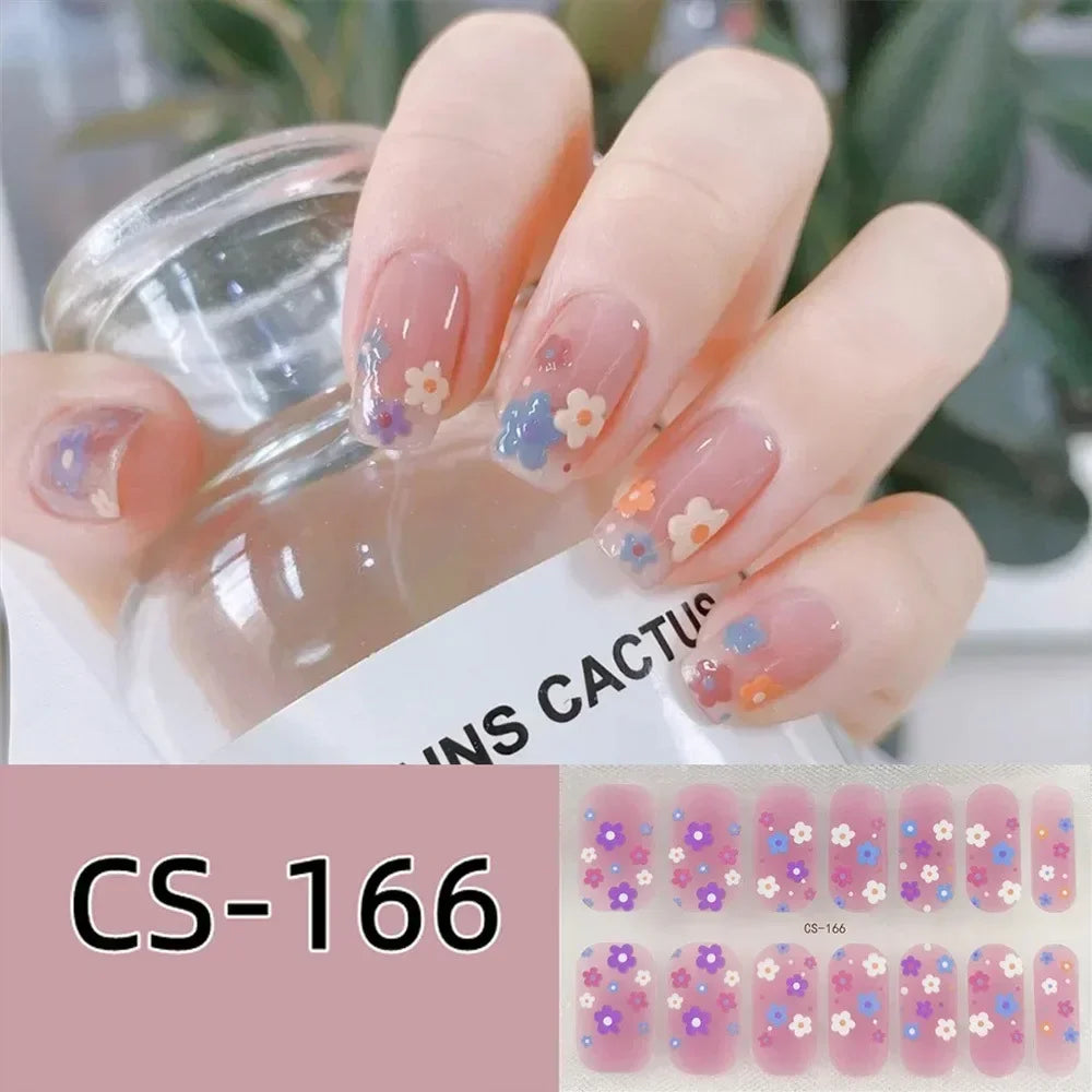 Baking Fashionable Nail Art Stickers Collection Manicure DIY Polish