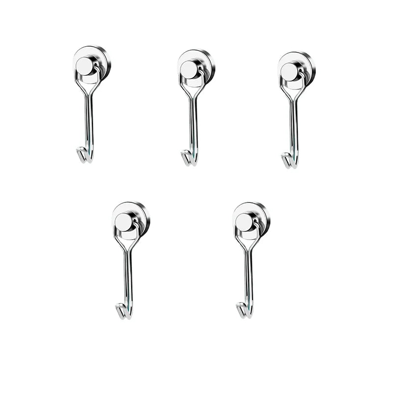 Heavy-duty Magnetic Hooks Multi-purpose Round Hanger Door Fridge No