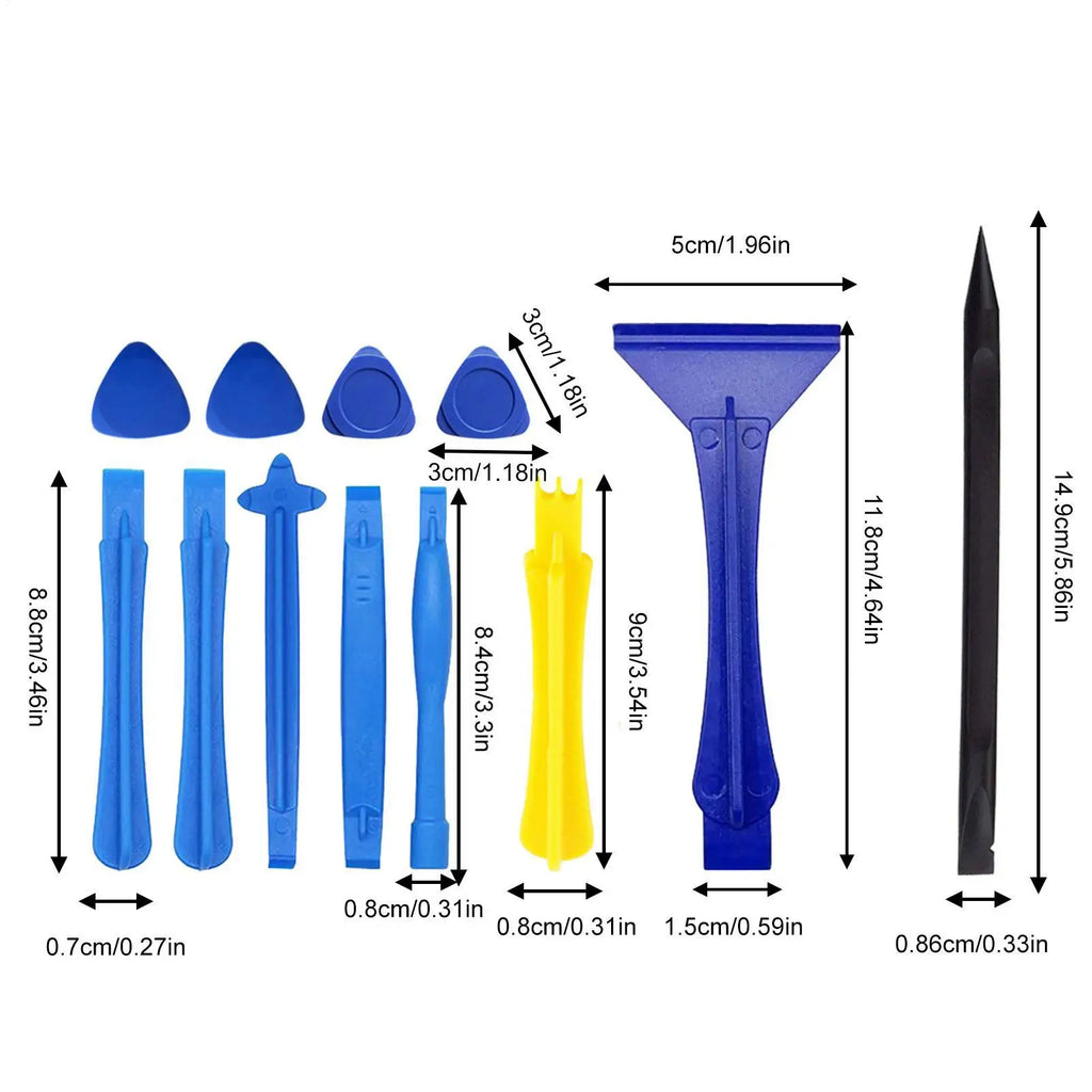 12Pcs Universal Plastic Spudger Pry Tools Shovel Mobile Phone Screen Opening Tools Repair Kit For IPhone Laptop Repair tools Zpaxo