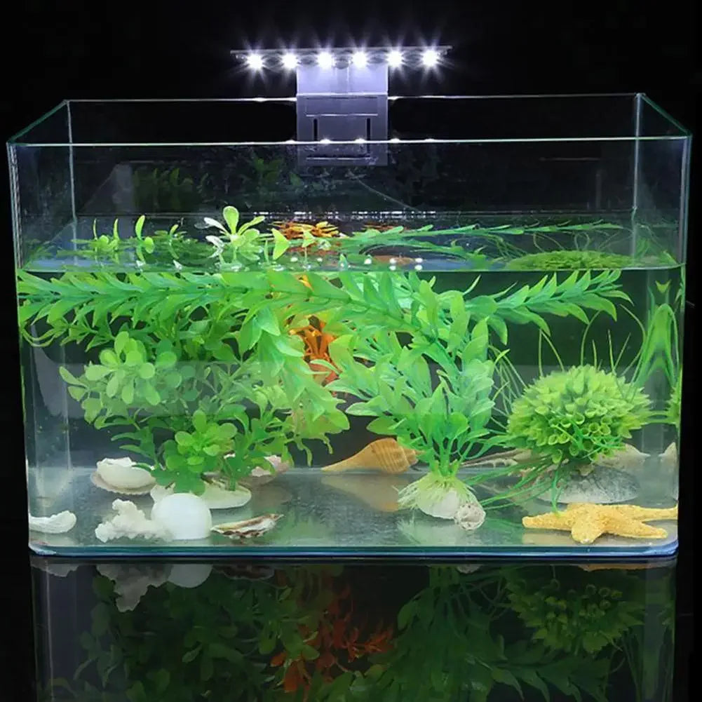 Slim 5W LED Waterproof Aquarium Lamp Fish Tank Aquatic Plants Grow Zpaxo