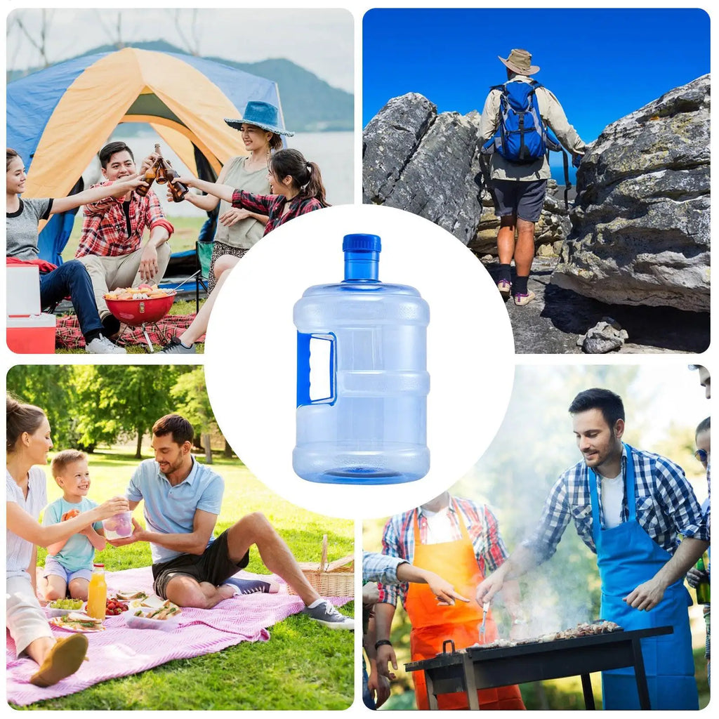 Multifunctional 7.5/5L Camping Water Storage Water Pitcher with Handle sturdy Canteen portable for Picnic Outdoor Hiking Camping Zpaxo