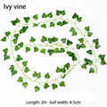 20 2M Fake Ivy Vine Artificial Plant Green Leaves Garland Creeper