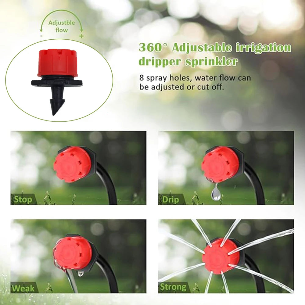 Micro Drip Irrigation System Portable 20M Automatic Watering