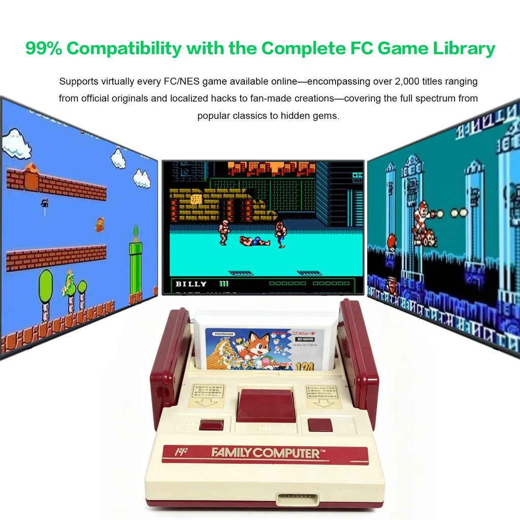 FC N8 Flash Card 2000 in 1 Game Card V1.24 Version Support 177 Mapper For Family Computer Vedio Game Console With 4G TF Card Zpaxo