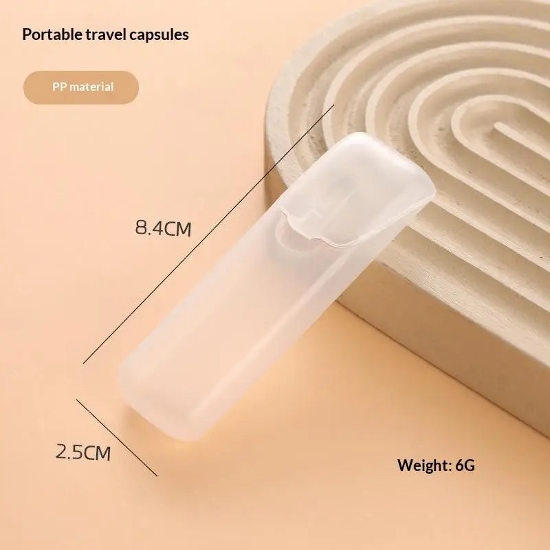 5pcs/set Mini Toothpick Storage Boxes Toothpick Holder With Lid Home Kitchen Restaurant Portable Small Toothpick Case Zpaxo White