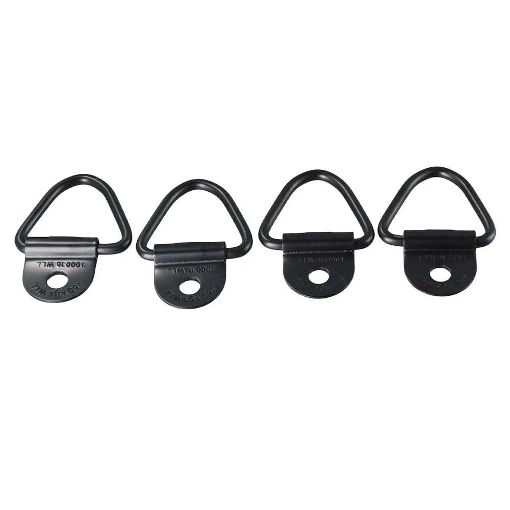 Car Accessories Heavy Duty 1000lbs for Trailer Black Steel Trailers Hook Cargo Tie-Down V-Ring Hangers V-Ring Bolton Zpaxo