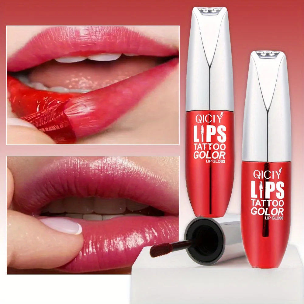 Tear lip gloss, easy to color, moisturizing and long-lasting, non-stick cup tear lip gloss Zpaxo