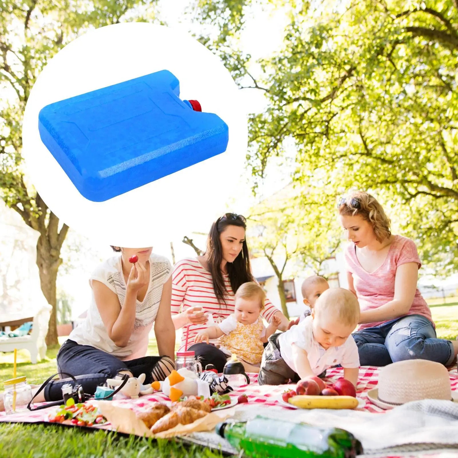 PE Ice Box Long Lasting Cooling Effect Outdoor Picnic Food Fresh