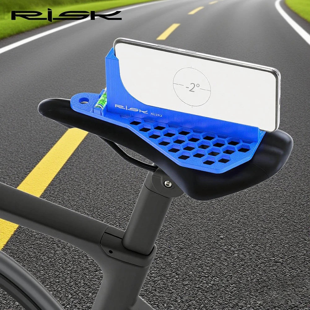 Bike Saddle Seat Cushion Horizontal Angle Measuring Tool Bicycle
