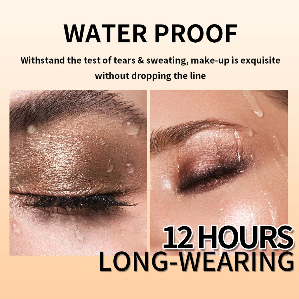 19 Smoky Dark Green Eyeshadow Pen Stick Waterproof Metallic Glitter