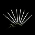 Solar Meteor Shower LED Lights – IP65 Outdoor Festival Decor Solar Festival Lights Zpaxo WHITE Solar Remote 30cm