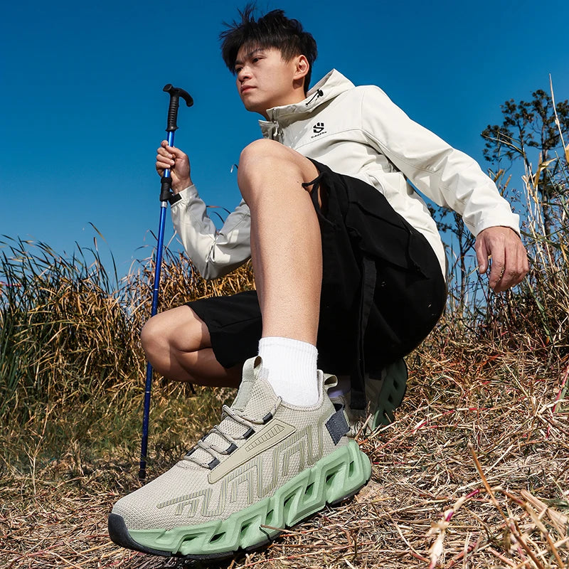 Men's Casual Sneakers Luxury Trainer Shoes Breathable Race Running