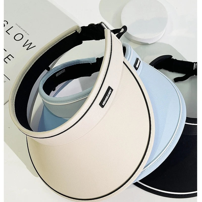 Women Hat Sunscreen Hollow Female Summer Sunshade Topless Sun Fashion Zpaxo