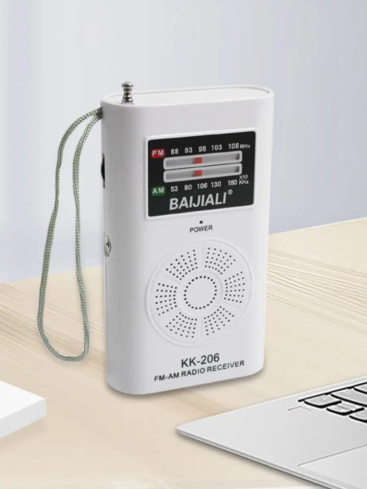 Mini World Receiver Rechargeable Full-wave Band Outdoor Emergency