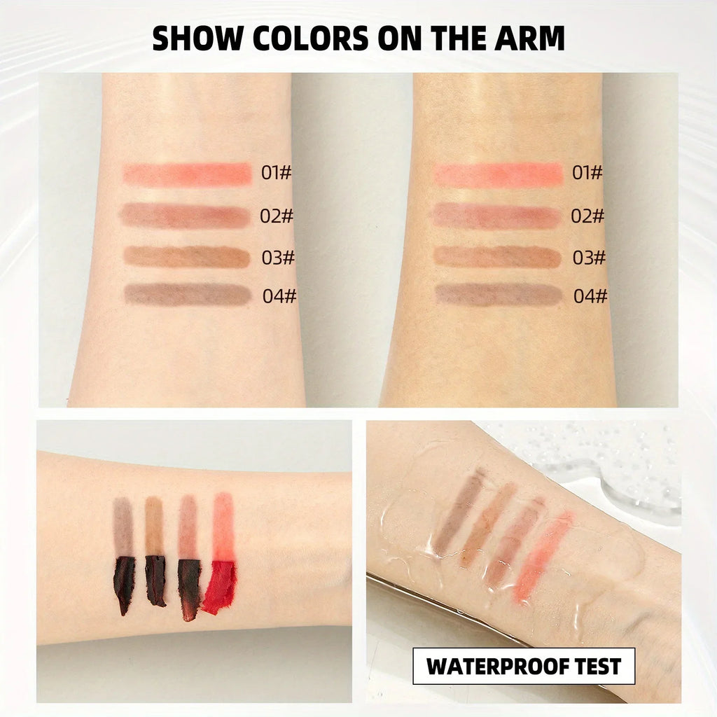Peel Off Lip Stain. Long Lasting Matte Lip Tattoo, Transfer Proof Lipstain Infused, for All Skin Types. Zpaxo
