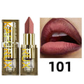 Two Tone Glitter Matte Lipstick Purple Black Lip Stick Discolocration