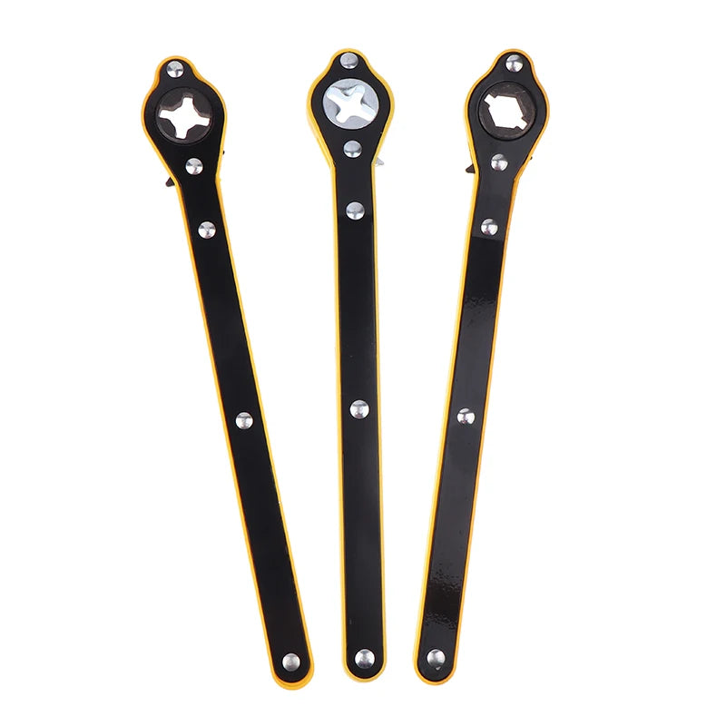 Compact Tire Removal Tool – Cross Ratchet Wrench & Car Jack