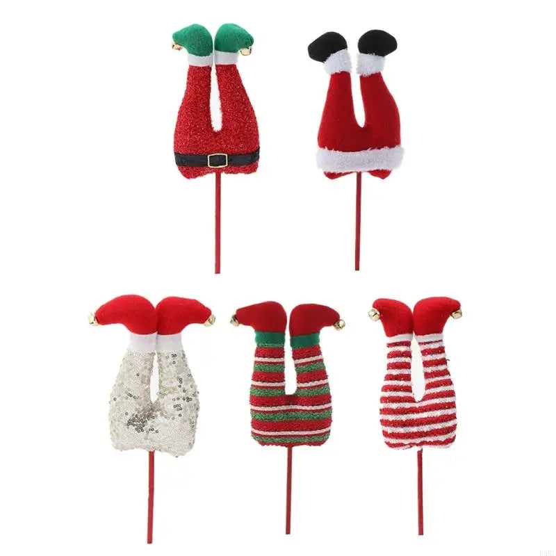 Festival Fabric Leg Ornament Holiday Party Floral Arrangement Garden