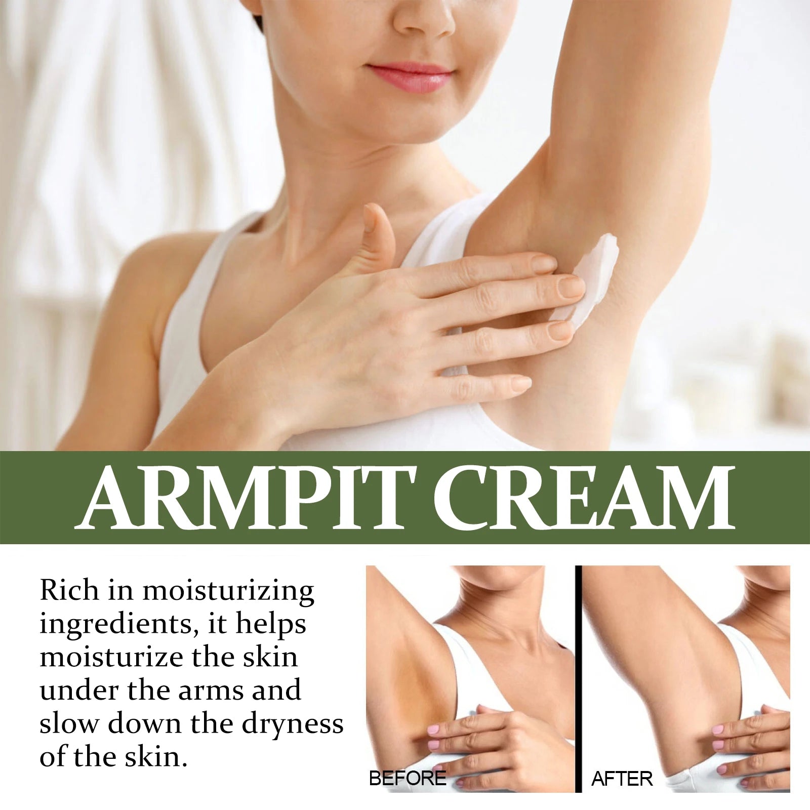 OceAura Armpit Whitening Cream – Brighten, Moisturize & Odor Armpit Whitening Cream Zpaxo