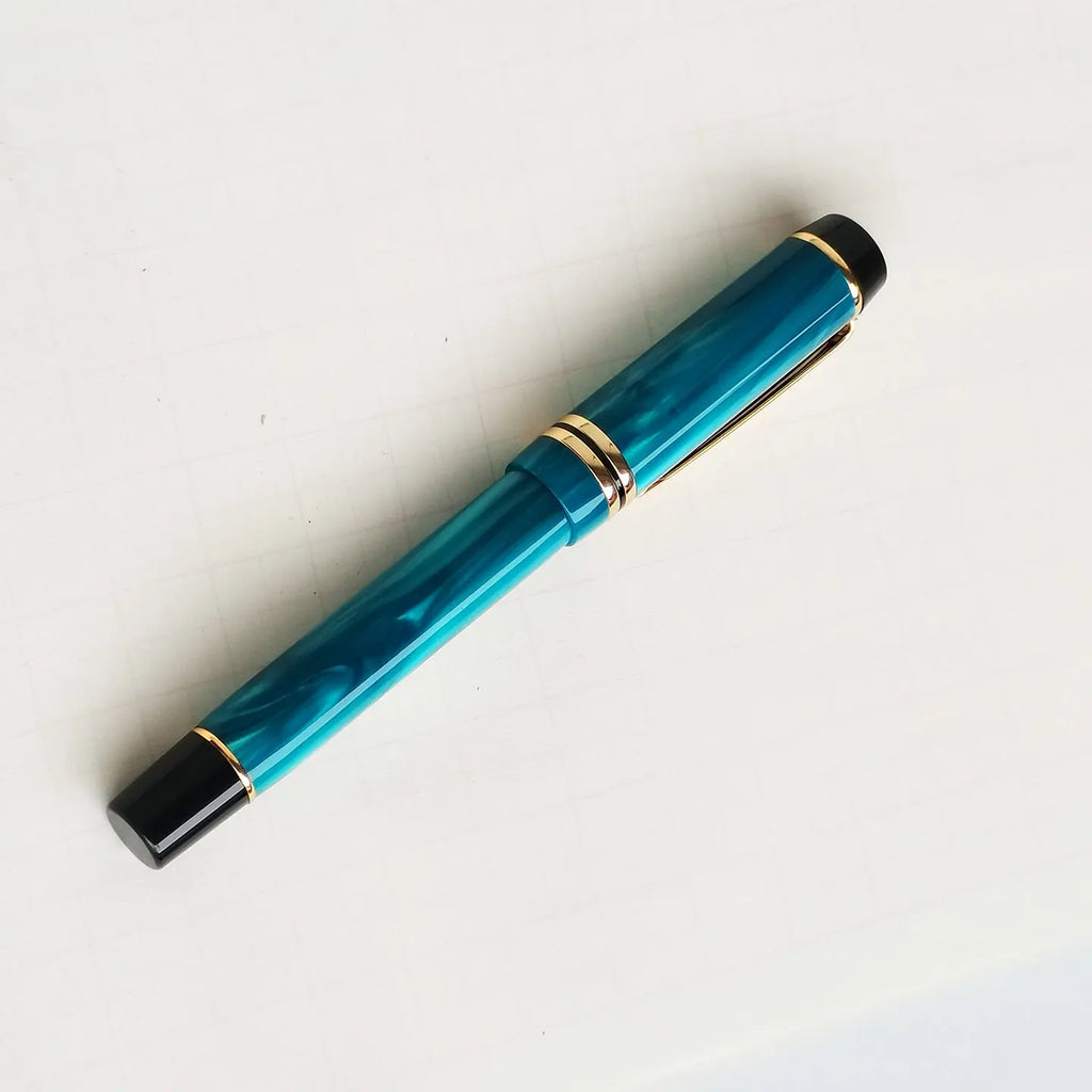 Kaigelu 316 Blue Acrylic Fountain Pen 2025 New Product Student Calligraphy Practice Ink Pen Office Business Gift Zpaxo