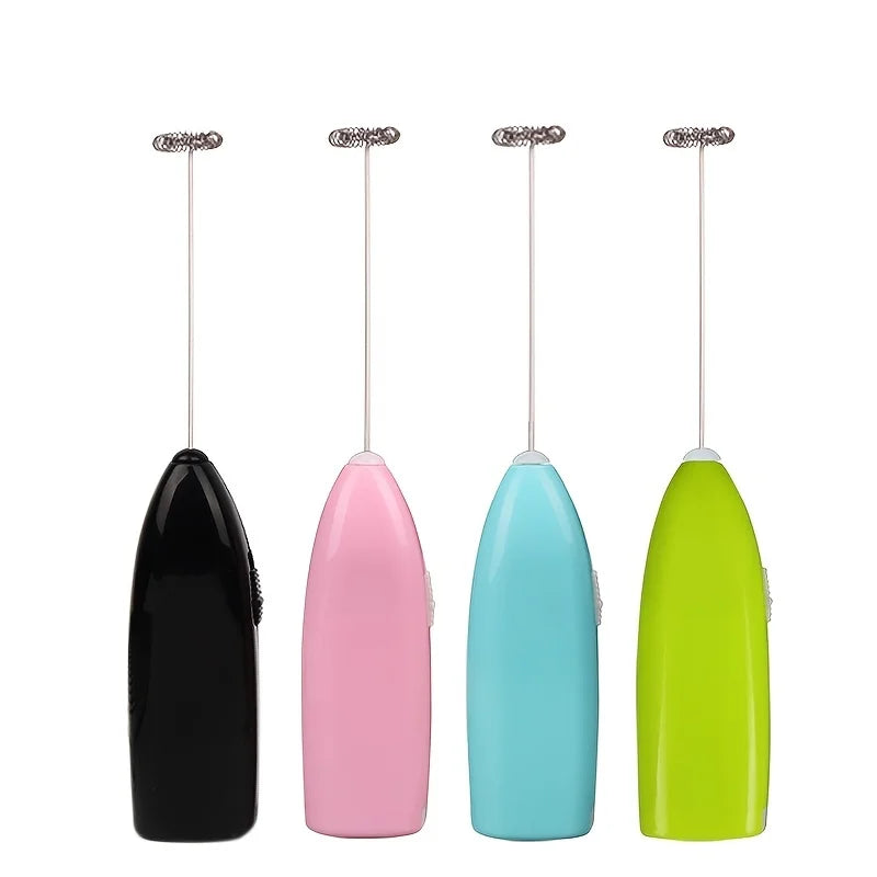 Handheld Electric Egg Beater Mini Battery Powered Milk Frother Coffee Drink Mixer Milk Foamer Kitchen Tools Zpaxo