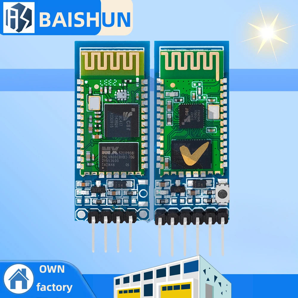 HC-05 HC-06 RF Wireless Bluetooth Transceiver Slave Module HC05 / HC06 RS232 / TTL to UART Converter and Adapter For Arduino Zpaxo