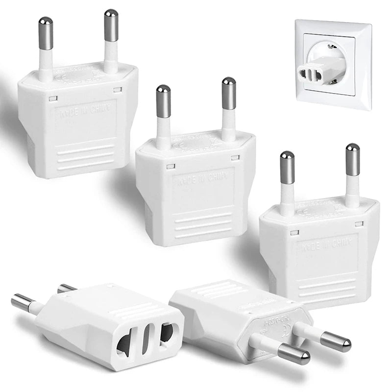 Europe Power Plug Adapter US EU Euro Converter Travel CN Electrical