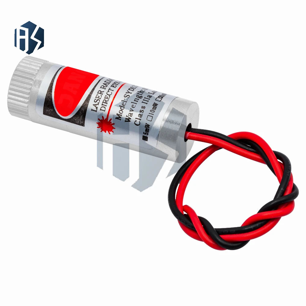 Adjustable-focus Red Laser Module 5mW 650nm Cross Line Dot Patterns Zpaxo