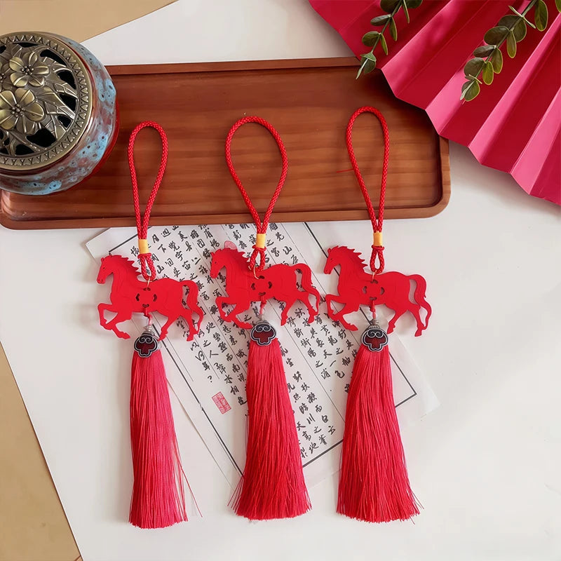 Year Horse 2026 Wall Adornment Fortune Bringing Zodiac Pendant Zpaxo