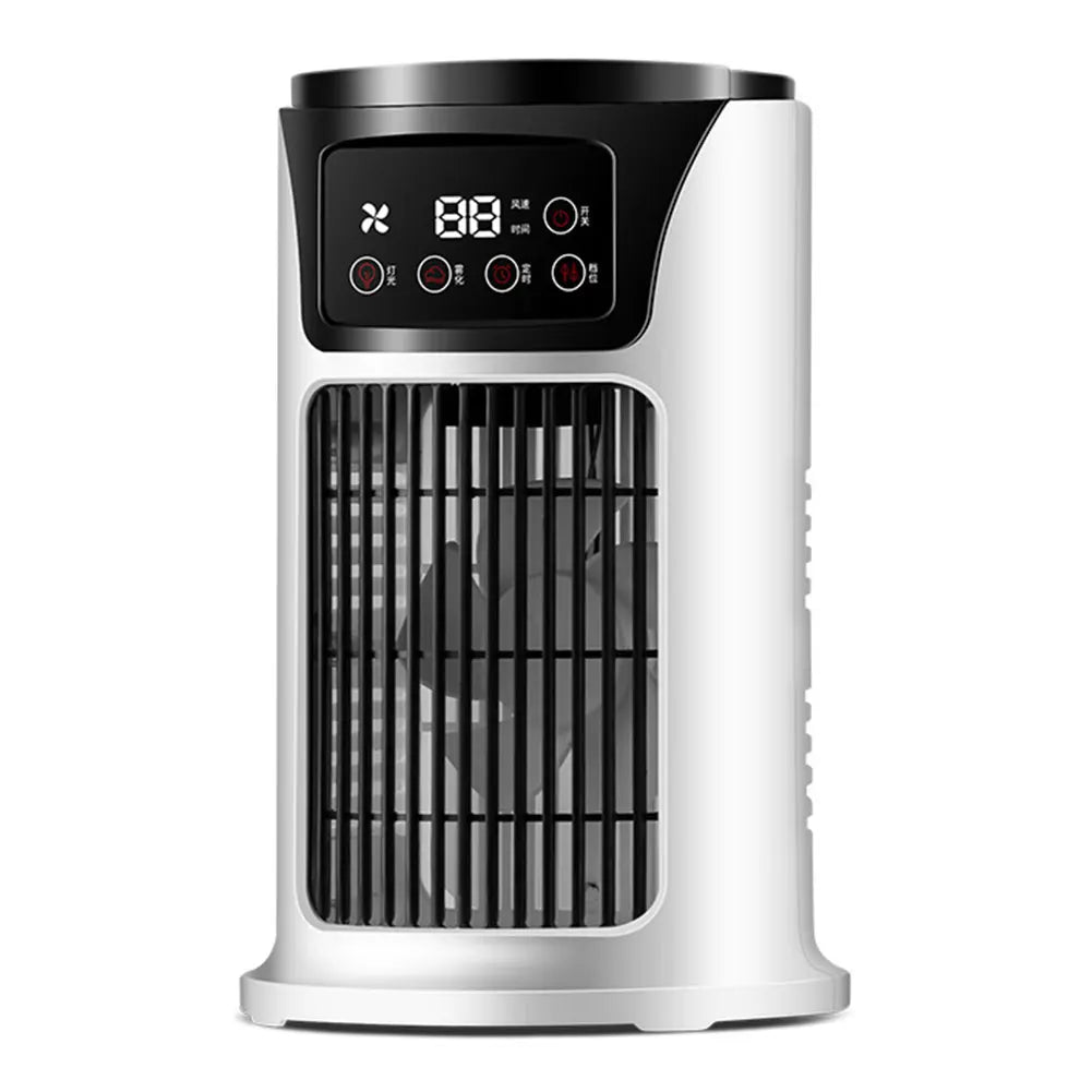 Multifunctional Portable Air Cooler Cold Air-cooled Fan Small Zpaxo As shown 100V-240V EU Plug